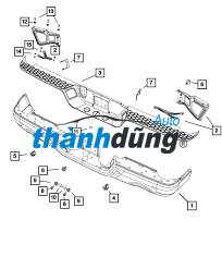 NẮP BỆ DẴM CHÂN CẢN SAU MITSUBISHI TRITON 2020 | 6420A051 - Ảnh 3