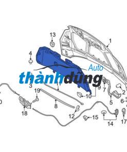 CHỐNG NÓNG NẮP CAPO TOYOTA FORTUNER 2018 | 533410K310 - Ảnh 4