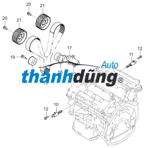 BẠC ĐẠN TỲ TỔNG RENAULT KOLEOS | 11925EA00A - Ảnh 4