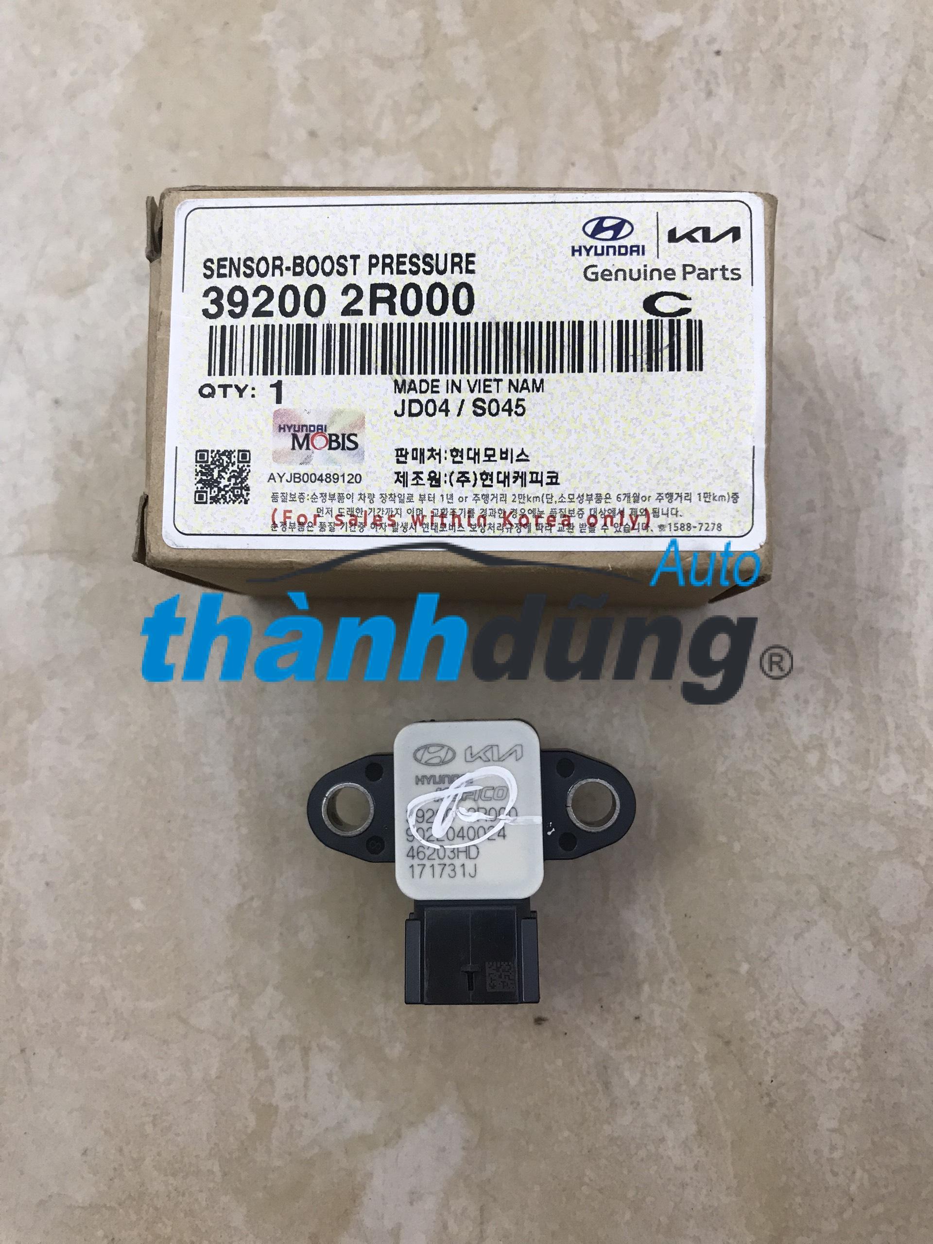 cảm biến tăng áp hyundai santafe 2021 | 392002r000