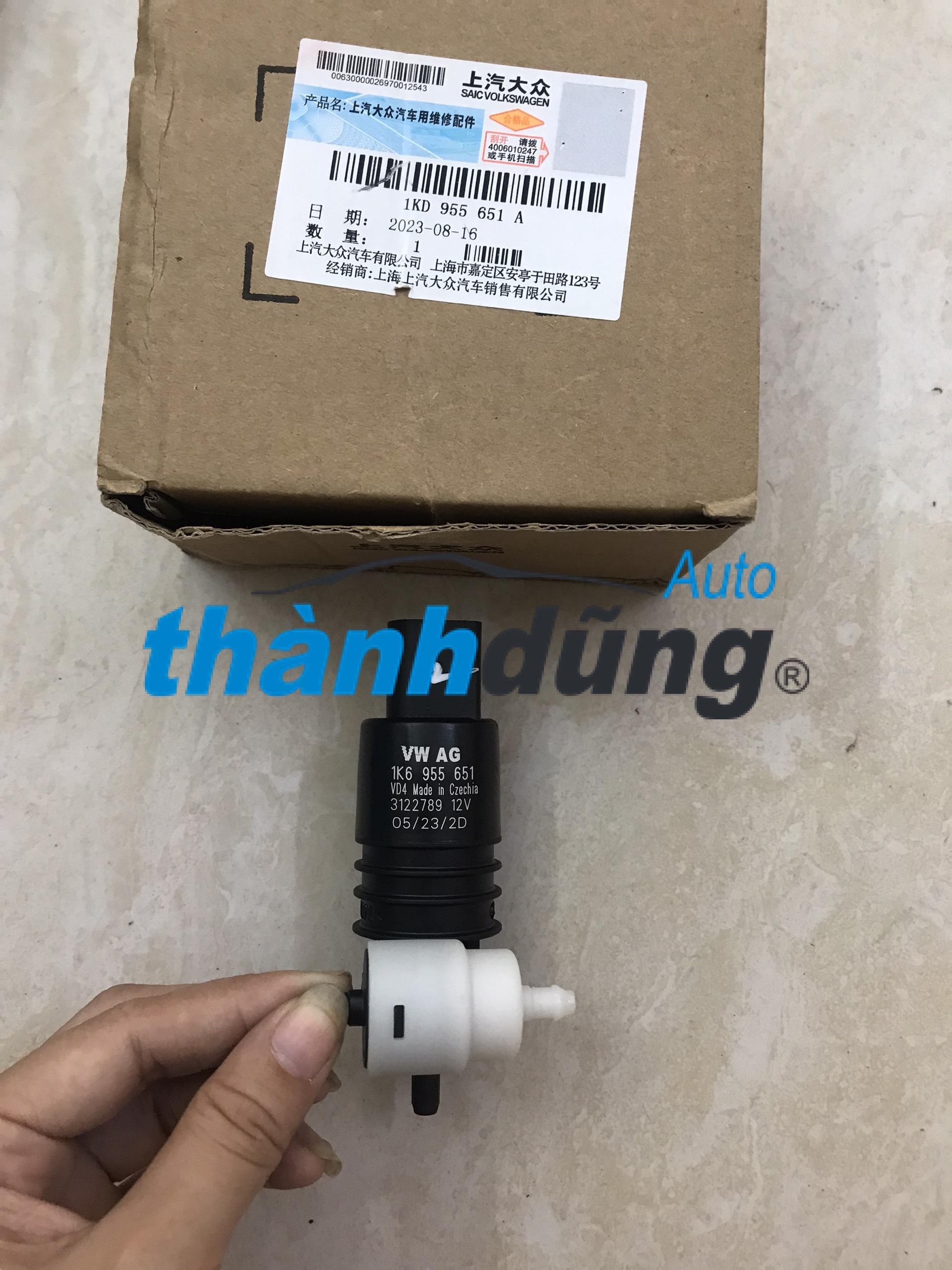 mô tơ bơm nước rửa kính audi a4 |1kd955651a