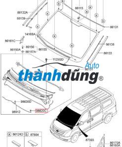 KÍNH CHẮN GIÓ (LÁI) XE LEXUS LX570 2015 | 5610160943 - Ảnh 4