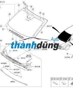 KÍNH CHẮN GIÓ (LÁI) XE LEXUS LX570 2015 | 5610160943 - Ảnh 3