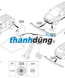 KÍNH CÁNH CỬA SAU TOYOTA YARIS 2016 | 681400D241 - Ảnh 4