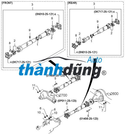 BI LÁP TRUNG GIAN XE HONDA CIVIC 2010 | 91057SR3008 - Ảnh 3