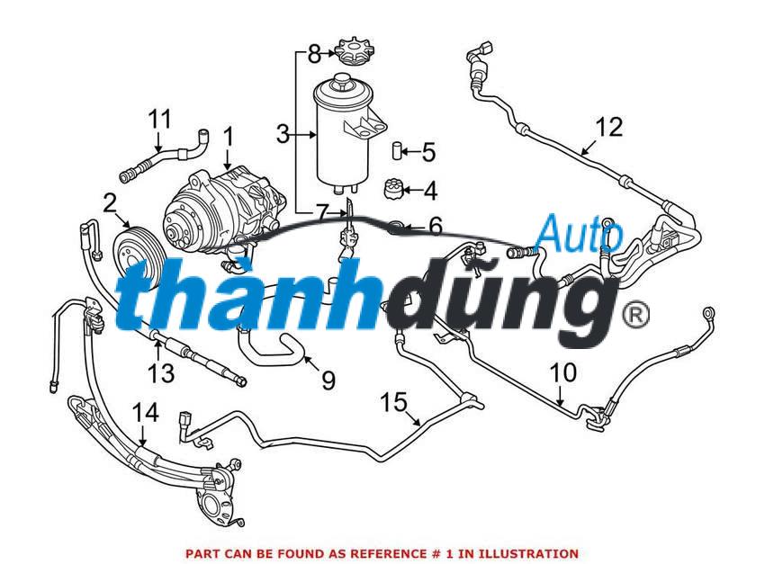 BƠM TRỢ LỰC LÁI ĐIỆN PEUGEOT 5008 1.6L | 9676734380 - Ảnh 3