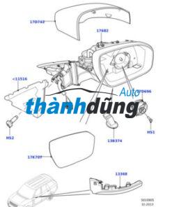 MÔ TƠ GẬP GƯƠNG ĐIỆN XE MAZDA 6 2020 | GHY06916Z - Ảnh 3
