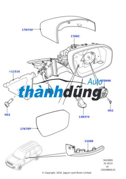 MÔ TƠ GẬP GƯƠNG ĐIỆN XE MAZDA 6 2020 | GHY06916Z - Ảnh 3