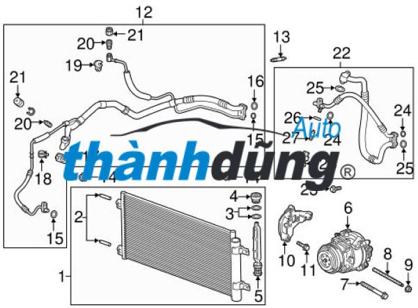 TUY Ô GA VÀO DÀN LẠNH CHEVROLET CRUZE 1.6L 2012 | 13254567 - Ảnh 3