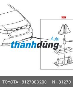 ĐÈN SOI BIỂN SỐ TOYOTA FORTUNER GUN165 | 812700K100 - Ảnh 4