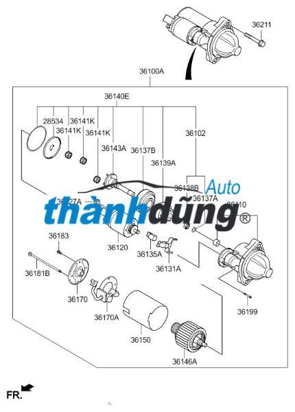 CHỔI THAN ĐỀ MITSUBISHI PAJERO 2004 | MD611217 - Ảnh 4