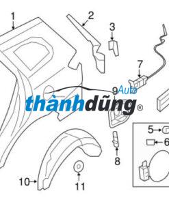 ỐP NẮP CỬA ĐỔ NHIÊN LIỆU XE FORD TRANSIT 2011 | 9C19V405A02AA - Ảnh 4