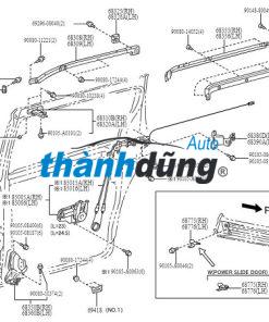 CÁP CỬA TRƯỢT PHẢI TOYOTA SIENNA 2016 | 8501508011 - Ảnh 4