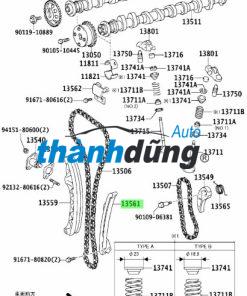 DẪN HƯỚNG XÍCH CAM XE PEUGEOT 5008 2020 | 9816058680 - Ảnh 4
