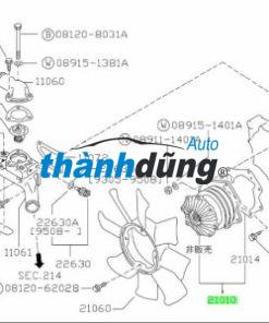 CO NƯỚC NISSAN QASHQAI 2008-2014 | 13049EN200 - Ảnh 3