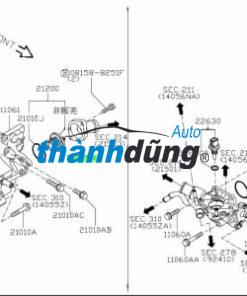 CO NƯỚC NISSAN QASHQAI 2008-2014 | 13049EN200 - Ảnh 4