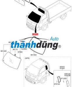 GIOĂNG KÍNH CHẮN GIÓ HYUNDAI ELANTRA 2013 | 861313X000 - Ảnh 3