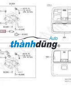 NẮP ĐÈN TRẦN XE TOYOTA VIOS 2010 | 8126552020 - Ảnh 3