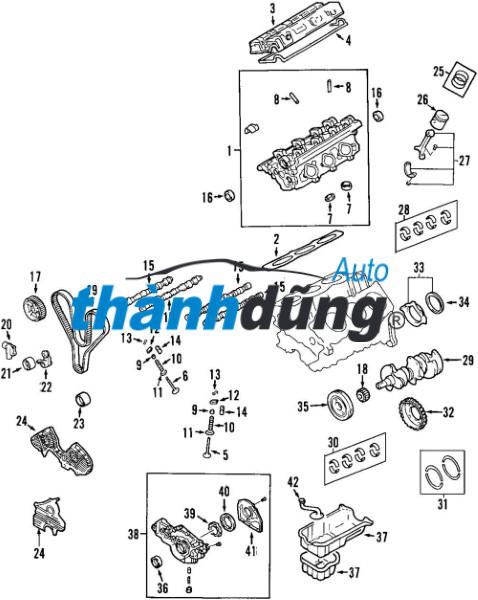 BẠC BIÊN BẠC BALIE NISSAN TEANA MR20 | 12215CK800 - Ảnh 3