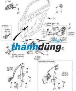 Ổ NGẬM KHÓA CỬA XE KIA CARENS 2010 | 813201D020 - Ảnh 4