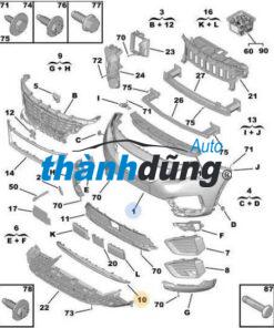 BA ĐỜ SỐC TRƯỚC XE THACO TOWNER 2025 | CABP008 - Ảnh 3