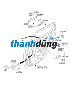 TAY MỞ CỬA TRƯỚC TRÁI NISSAN SUNNY 2017 | 806403AW0A - Ảnh 3