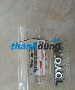 CHỮ TOYOTA CỐP HẬU XE TOYOTA FORTUNER 2014 | 754410K031