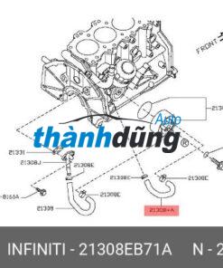 ỐNG NƯỚC ĐỘNG CƠ NISSAN NAVARA NP300 2014 | 21308EB71A - Ảnh 3
