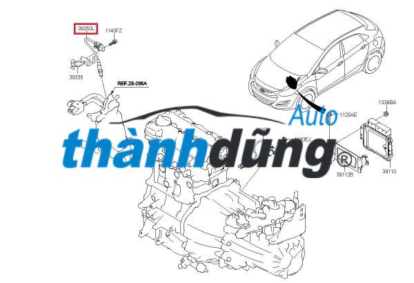 CẢM BIẾN OXY HYUNDAI TUCSON 2015-2021 | 392102E401 - Ảnh 3