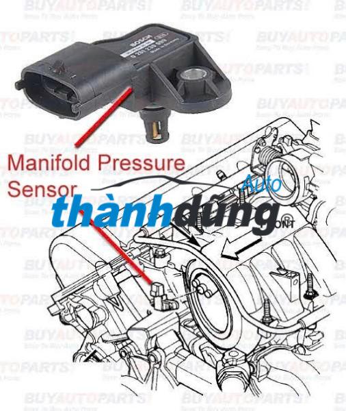 CẢM BIẾN ÁP SUẤT ĐƯỜNG ỐNG NẠP XE IVECO DAILY | F101R00E005 - Ảnh 3